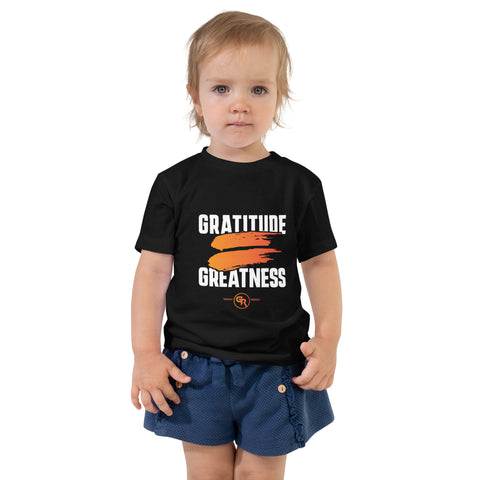 Gratitude = Greatness || Toddler Short Sleeve Tee
