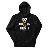 Grit > Gratitude > Growth || Unisex Hoodie